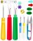Seam Rippers for Sewing – 2 Big and 2 Small Stitch Remover Tools, Thread Ripper, Embroidery Removal Tool, with Needle Threaders, Thimbles, Tape Measure, Tailors Awl and Thread Snips